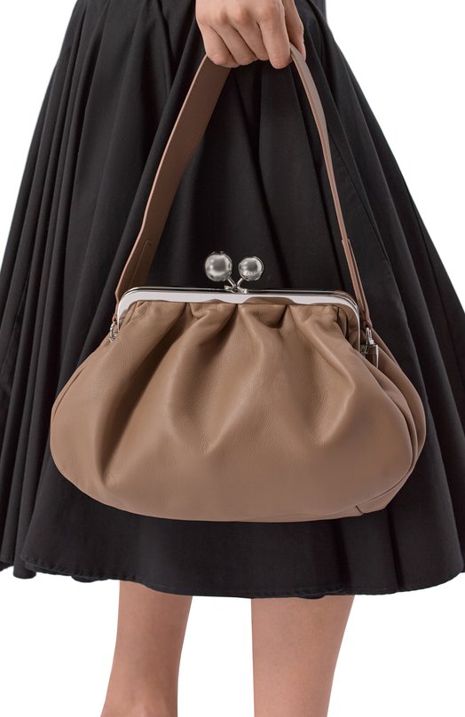 Сумка Cubico Pasticcino medium Weekend Max Mara CUBIC0 Коричневый  CUBIC0 Фото 2