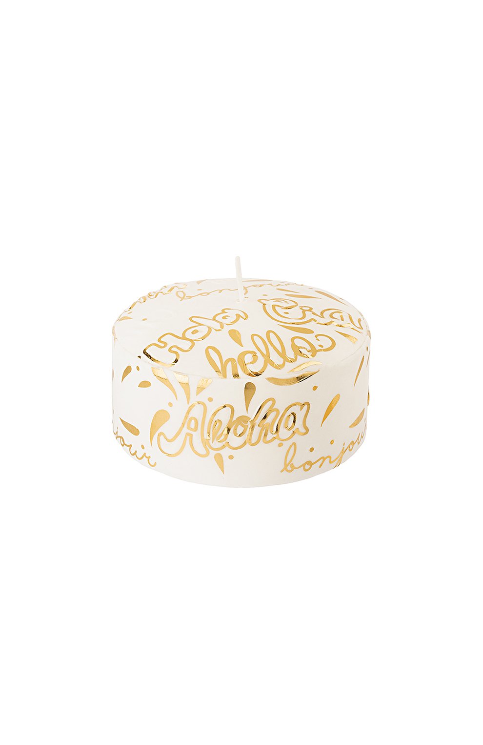 Интерьерная свеча greetings gold (350g) PERNICI, арт. 8001962084789, фото 1