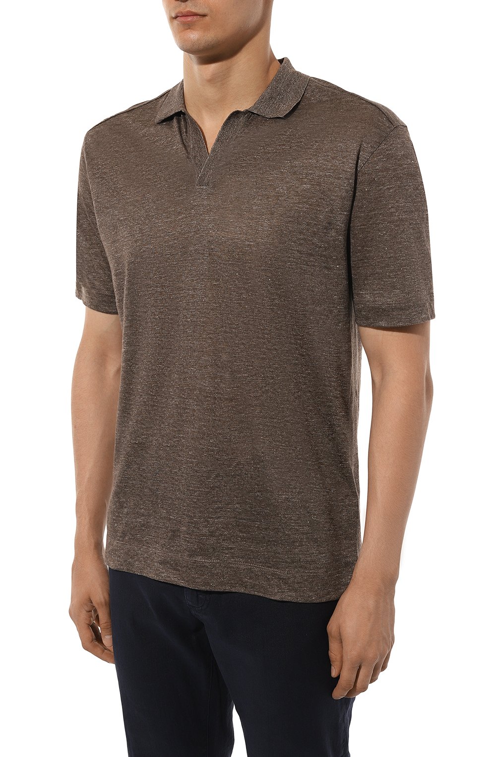 Льняное поло ZEGNA, арт. UD323A7/D780, фото 3