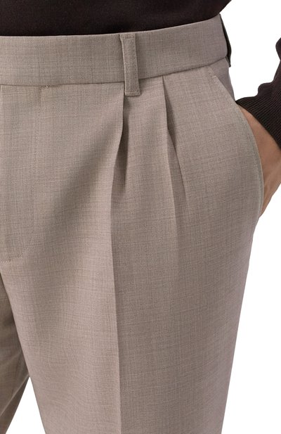 Шерстяные брюки BOSS, арт. 50545822, фото 5