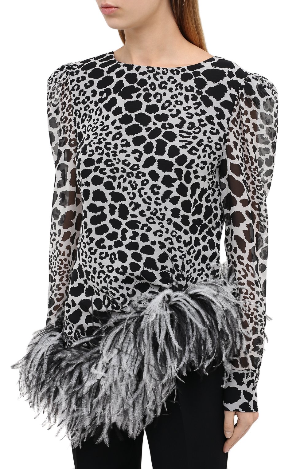 Шелковый топ ALESSANDRA RICH, арт. FAB2283-F2975, фото 3