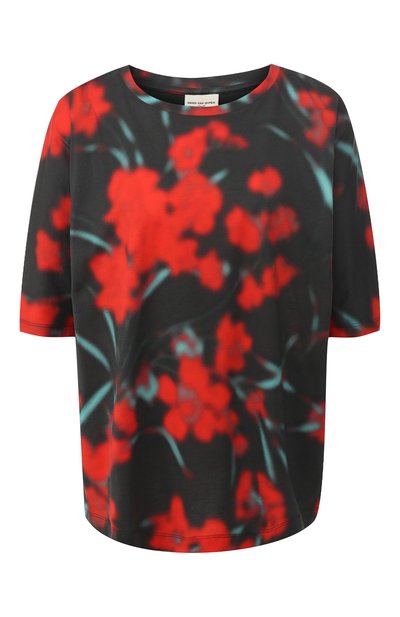 Женский хлопковый топ DRIES VAN NOTEN, арт. 191-31193-7624