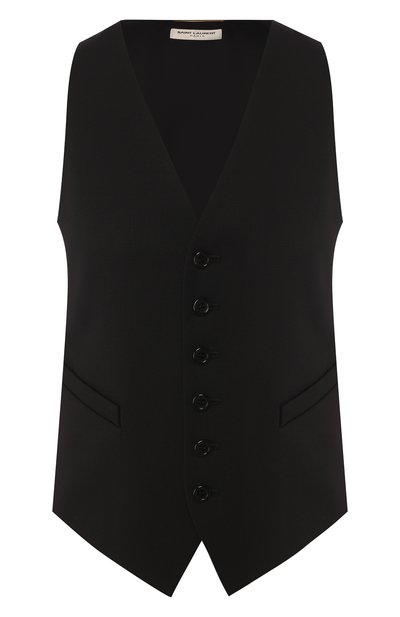 Жилет из смеси шерсти и шелка SAINT LAURENT, арт. 621210/Y512W, фото 1