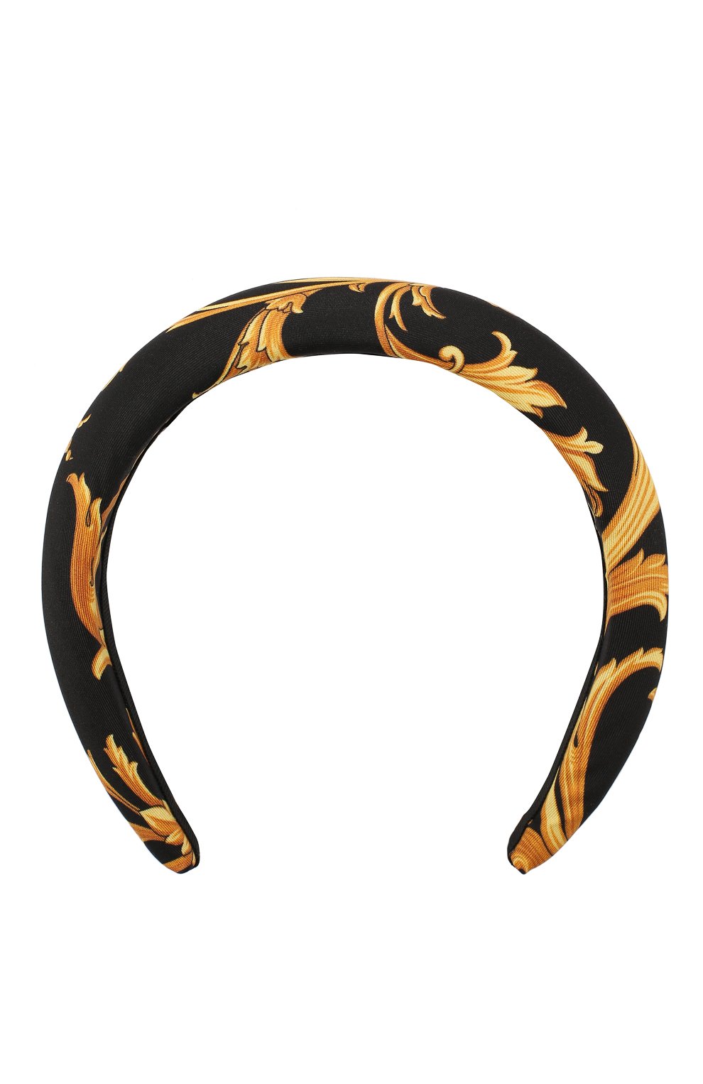 Ободок для волос VERSACE черного цвета по цене 23850 руб., арт. ICER001/A233233, фото 1 Ободок для волос VERSACE, арт. ICER001/A233233, фото 1