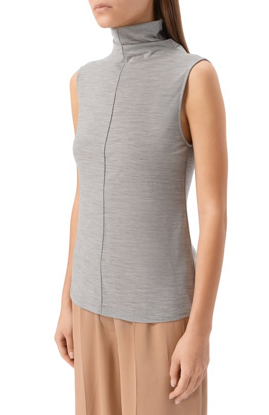 Топ из лиоцелла и шерсти 12 STOREEZ 133029 Серый  133029 Фото 3