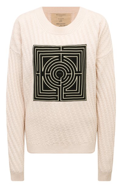 Женский свитер из шерсти и кашемира MIDGARD PARIS, арт. FK1-SW2901-WH