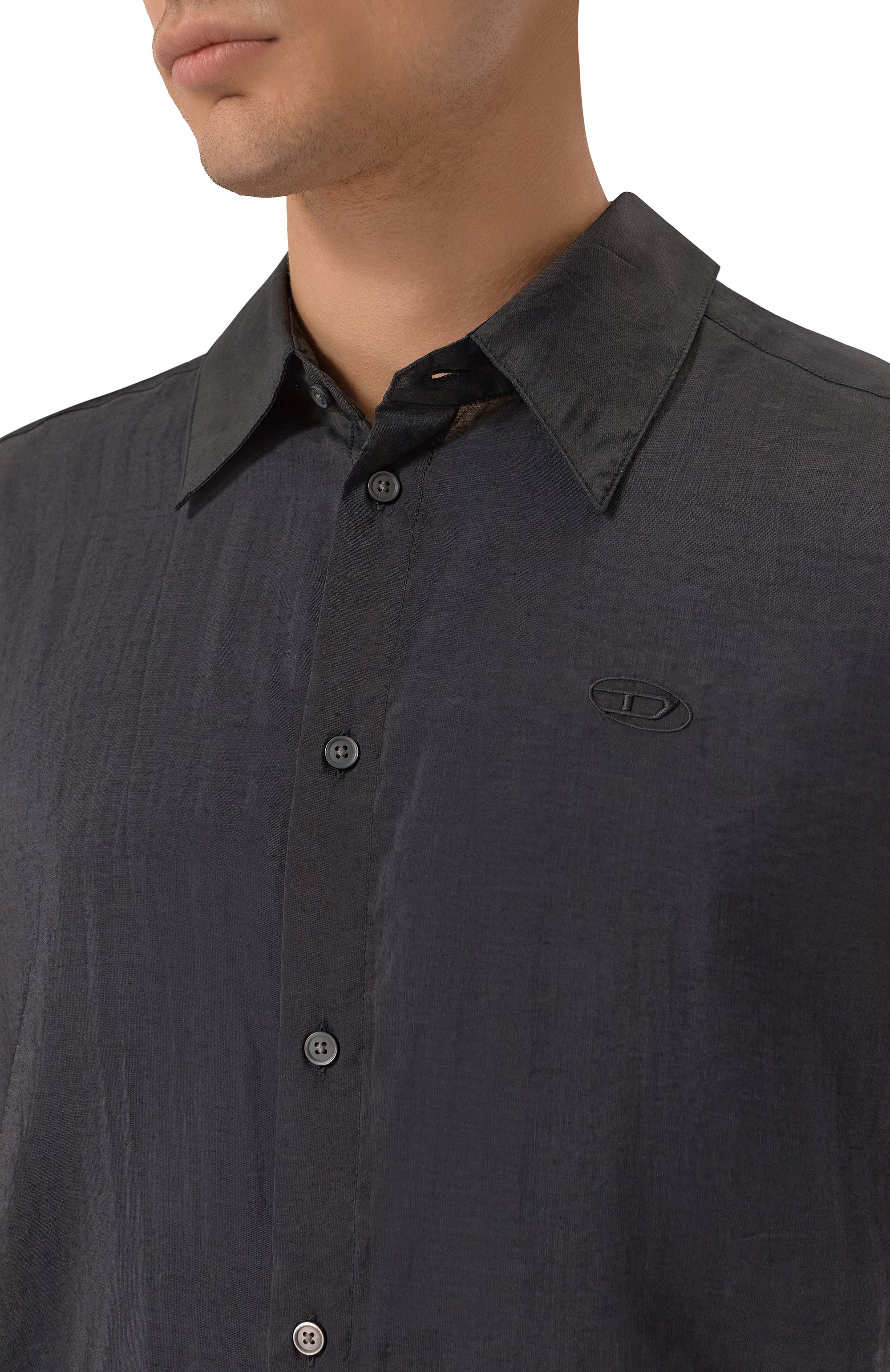 Рубашка из вискозы DIESEL, арт. A18455/0LHBA, фото 5