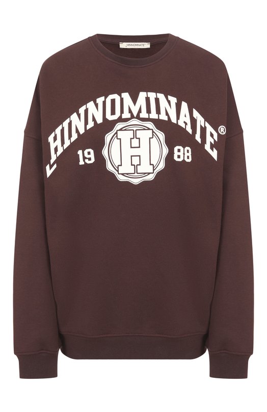 Хлопковый свитшот HINNOMINATE HMABW02070 Коричневый HMABW02070