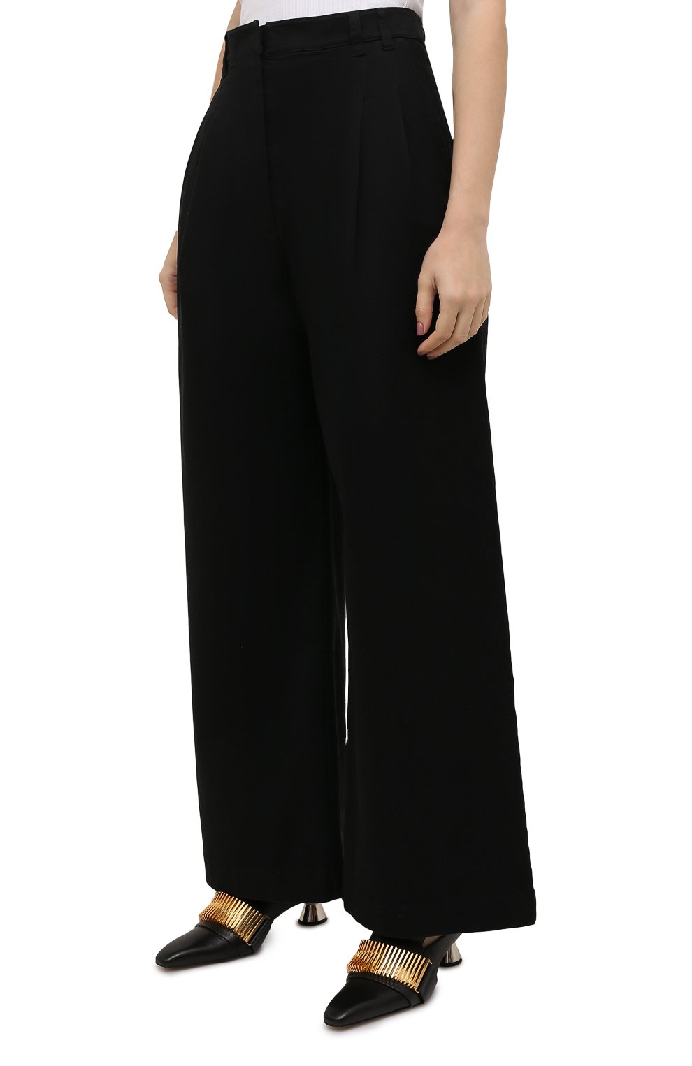 Хлопковые брюки PROENZA SCHOULER WHITE LABEL, арт. WL2136097-AC115, фото 3