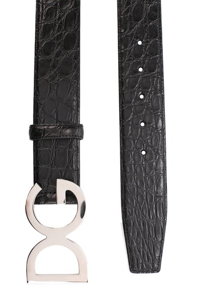 Ремень из кожи каймана с металлической пряжкой DOLCE & GABBANA, арт. 0115/BC4188/A2088, фото 2