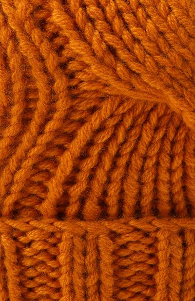 Кашемировая шапка courchevel LORO PIANA оранжевого цвета по цене 64350 руб., арт. FAI3621, фото 4 Кашемировая шапка courchevel LORO PIANA, арт. FAI3621, фото 4