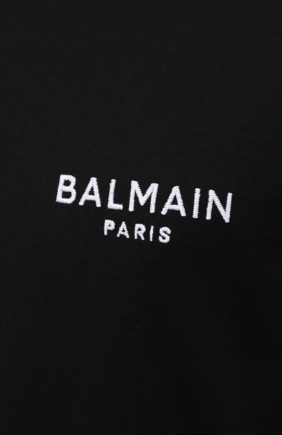 Хлопковая футболка BALMAIN, арт. BRM305210, фото 5