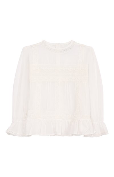 Хлопковая блузка ERMANNO SCERVINO, арт. SFCA032C/CF019