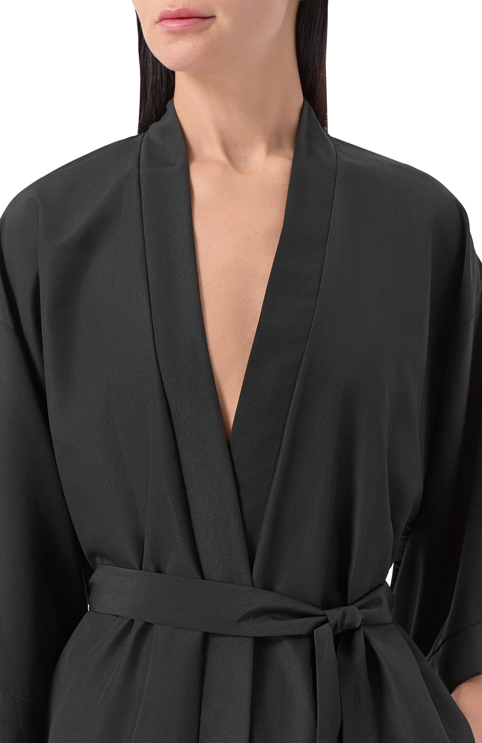 Халат SHAN черного цвета по цене 73290 руб., арт. 42618-86, фото 4 Халат SHAN, арт. 42618-86, фото 4