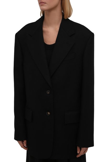 Шерстяной жакет DRIES VAN NOTEN черного цвета по цене 83500 руб., арт. 212-010408-3041, фото 3 Шерстяной жакет DRIES VAN NOTEN, арт. 212-010408-3041, фото 3