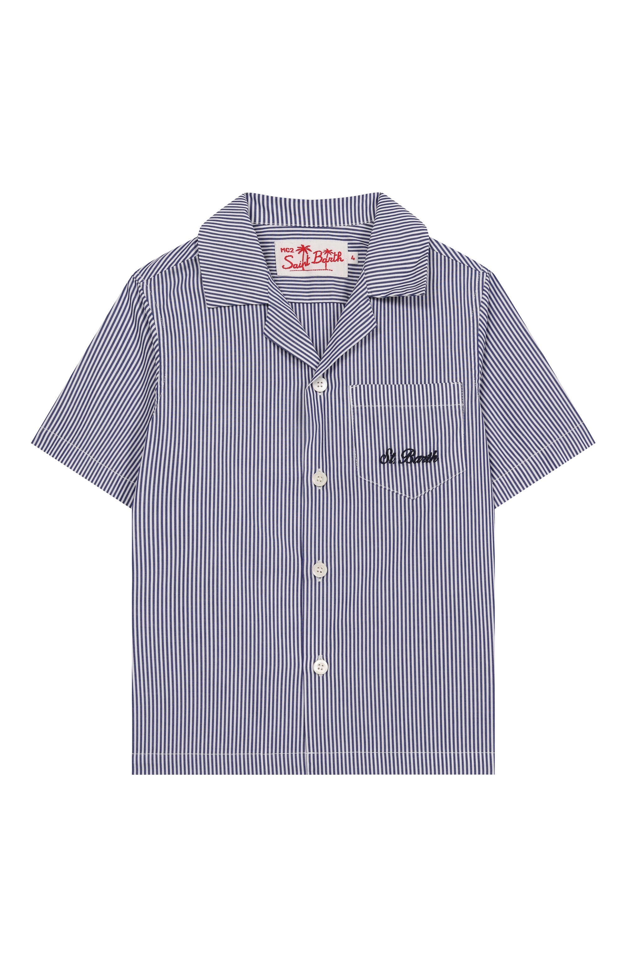Хлопковая рубашка MC2 SAINT BARTH, арт. STBK KALEA JR/KALE002, фото 1