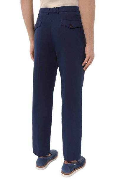 Брюки изо льна и хлопка BRUNELLO CUCINELLI, арт. M291DB2285, фото 4