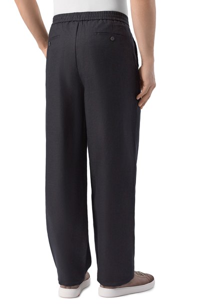 Льняные брюки 12 STOREEZ, арт. 137296, фото 4