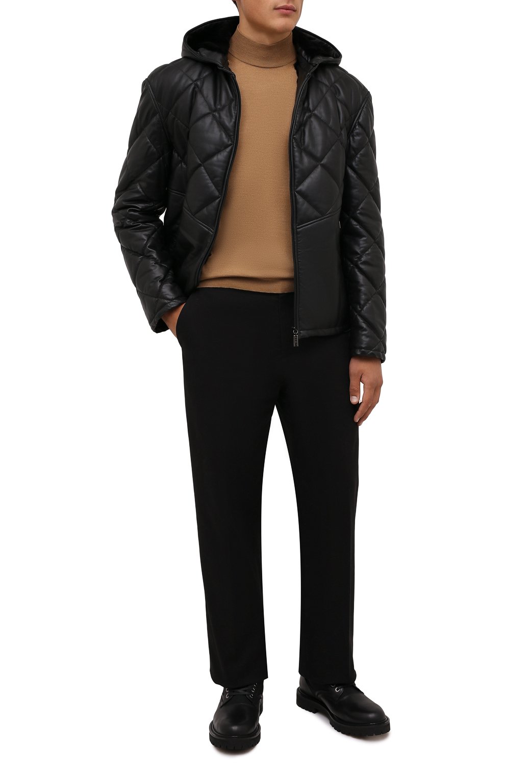 Кожаная куртка с подкладкой из ласки ZILLI, арт. MAW-KYLE0-01763/0001, фото 2