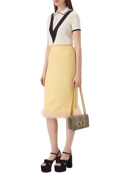 Хлопковое поло VALENTINO, арт. 8B3KP00I/A18, фото 2