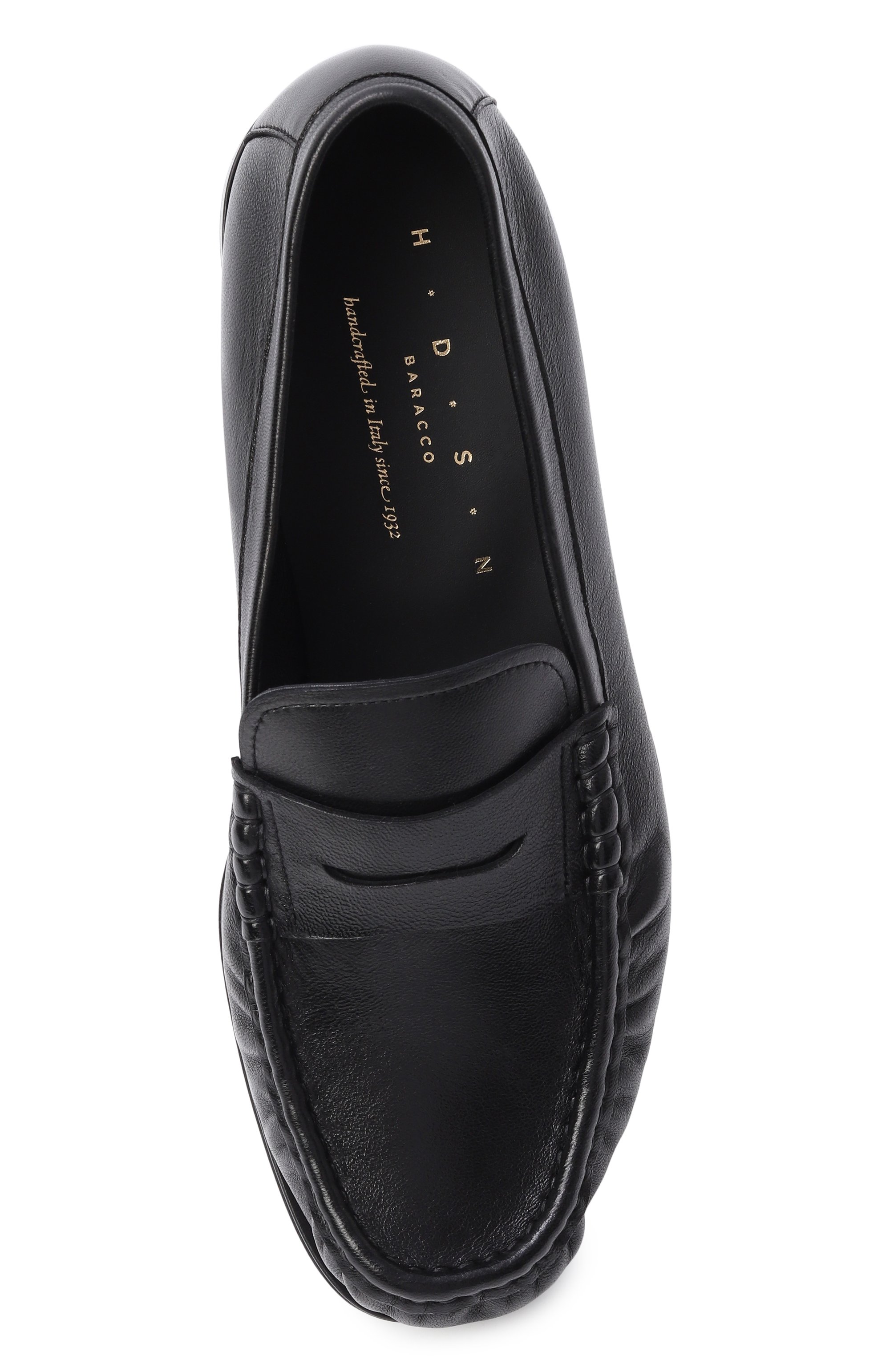 Кожаные пенни-лоферы H`D`S`N BARACCO, арт. HUG0.P.0*/NAPPA, фото 6