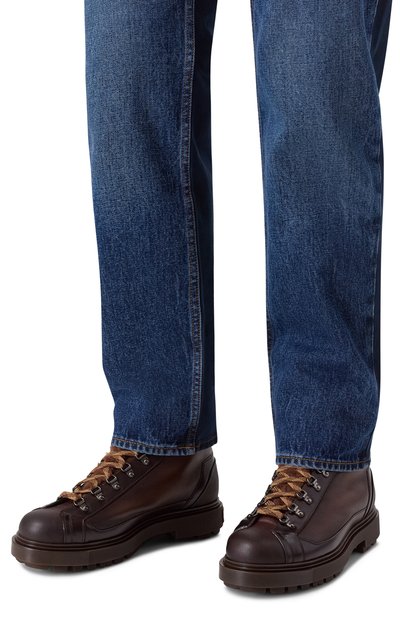 Кожаные хайкеры st. moritz SANTONI, арт. MGSG18274DARS0MF, фото 3