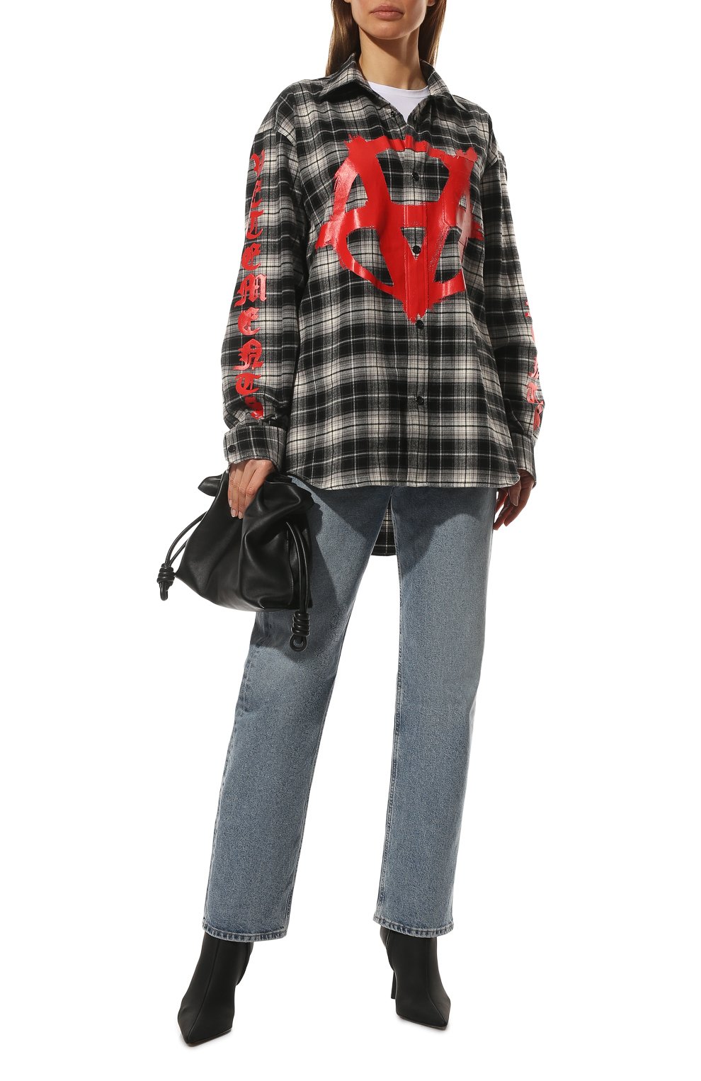 Хлопковая рубашка VETEMENTS, арт. UE52SH800B 1011/W, фото 2