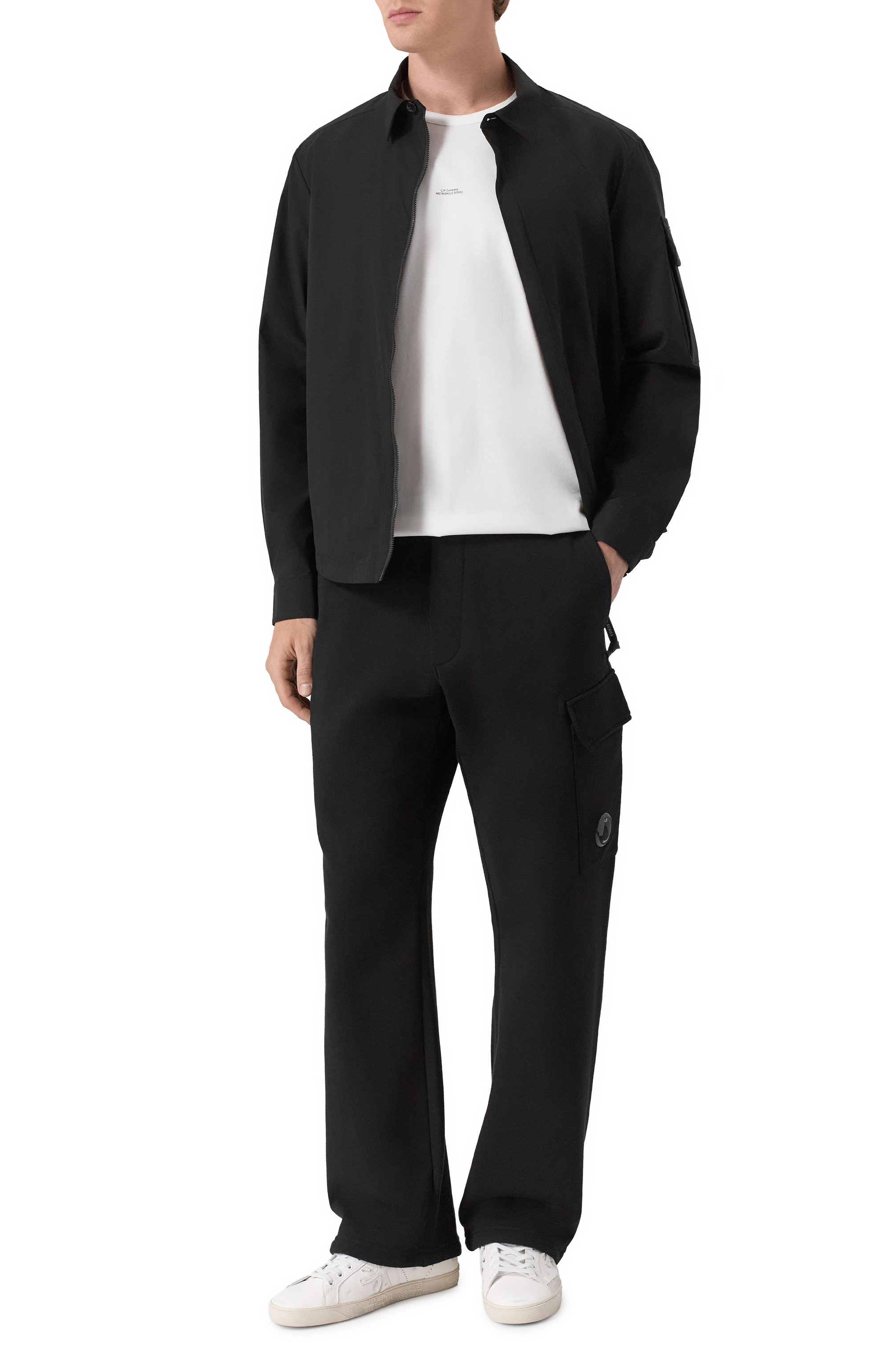 Хлопковая футболка C.P. COMPANY, арт. 20CLTS018A/006370W, фото 2