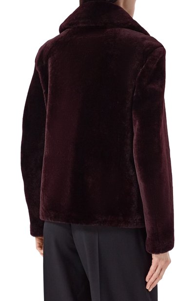 Двусторонняя дубленка KITON бордового цвета по цене 877000 руб., арт. D62571K0551L, фото 4 Двусторонняя дубленка KITON, арт. D62571K0551L, фото 4