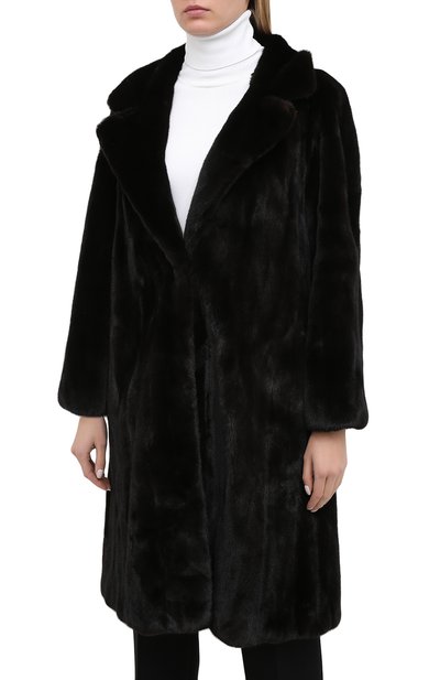 Шуба из норки MANZONI24, арт. G40 18M469-VFF/40-46, фото 3