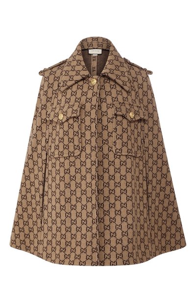 Женская шерстяной кейп GUCCI, арт. 610488 XKA5U
