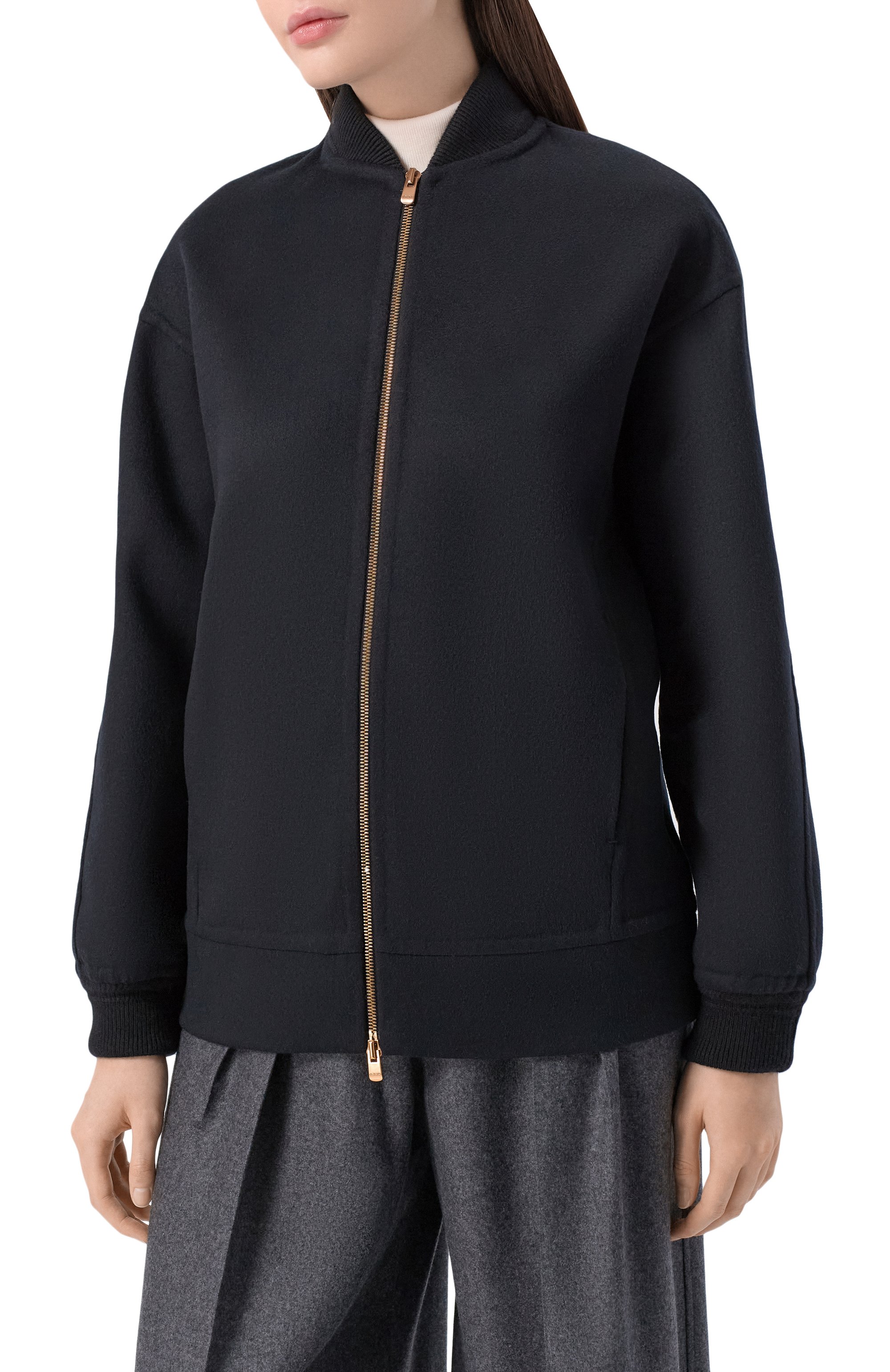 Кашемировый бомбер AGNONA, арт. TH1026E/D7036E, фото 3