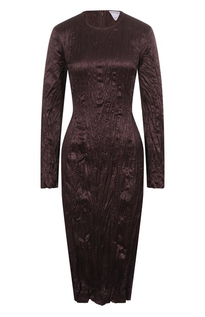 Женское атласное платье BOTTEGA VENETA, арт. 825490/V5G90