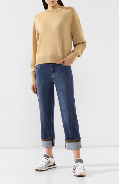 Комбинированные кроссовки BRUNELLO CUCINELLI, арт. MZAMG1585, фото 2