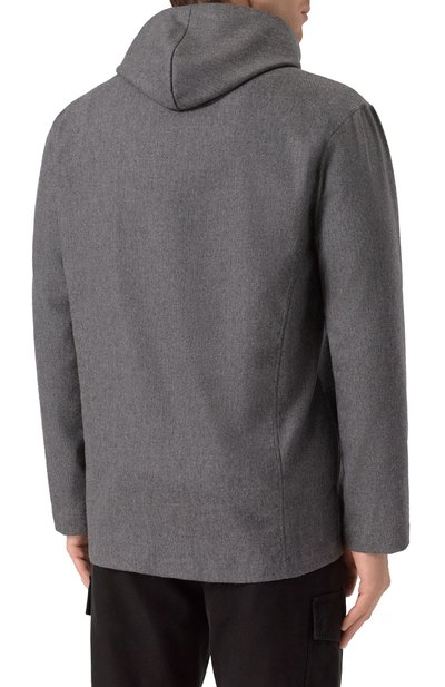 Шерстяная куртка-рубашка KITON, арт. UMCLUCAK0124G02, фото 4