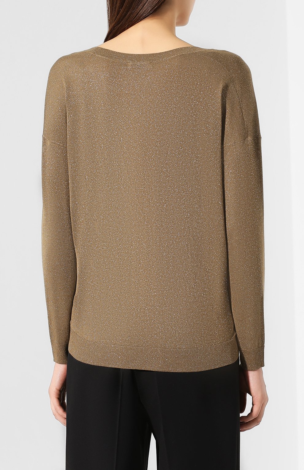 Пуловер из смеси кашемира и шелка BRUNELLO CUCINELLI, арт. M41800022P, фото 4