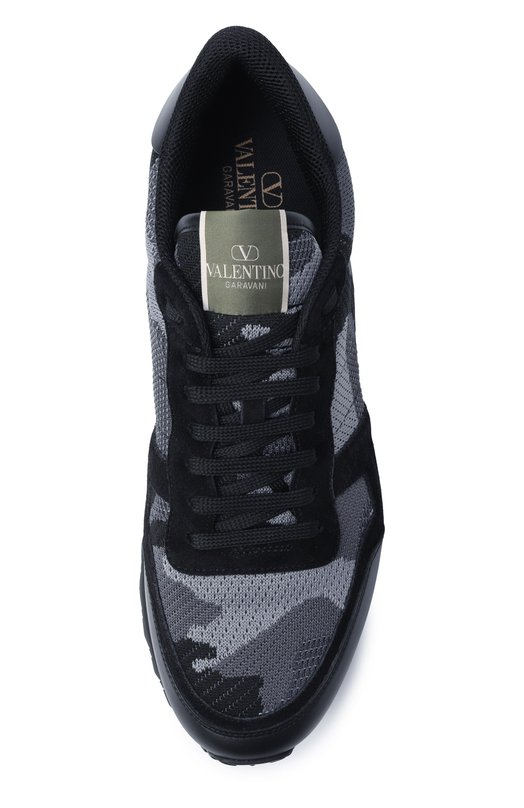Комбинированные кроссовки Rockrunner Valentino 8Y2S0723/QRK Серый  8Y2S0723/QRK Фото 5