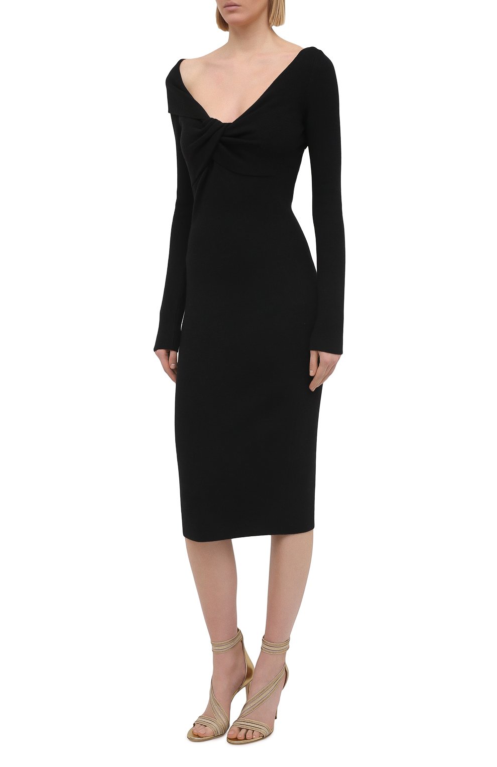 Шерстяное платье ALEXANDER MCQUEEN, арт. 650269/Q1AR9, фото 3