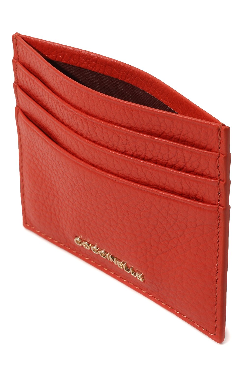 Кожаный футляр для кредитных карт COCCINELLE оранжевого цвета по цене 6050 руб., арт. E2 MW5 12 95 01, фото 3 Кожаный футляр для кредитных карт COCCINELLE, арт. E2 MW5 12 95 01, фото 3