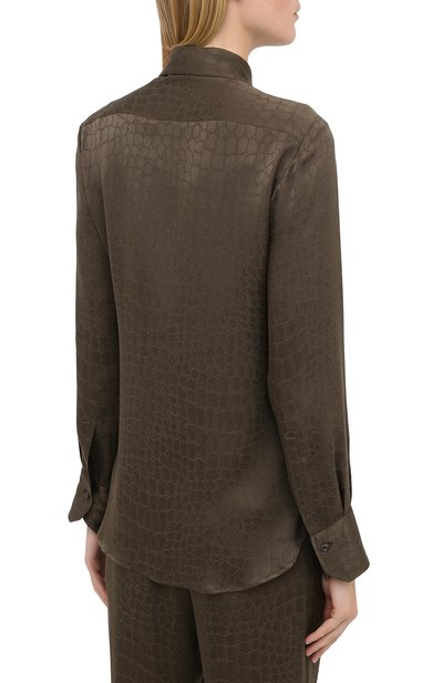 Шелковая блузка KITON, арт. D48407K05T65, фото 5