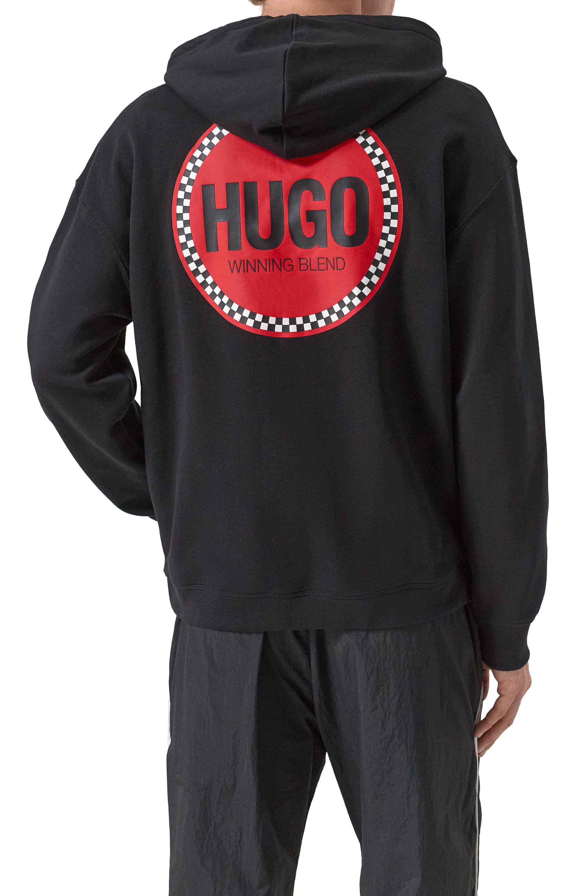 Хлопковое худи HUGO, арт. 50530658, фото 4