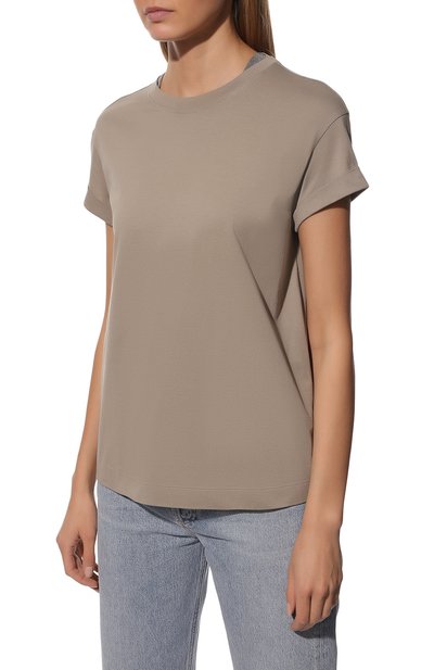 Хлопковая футболка BRUNELLO CUCINELLI, арт. M0A45BB400, фото 3