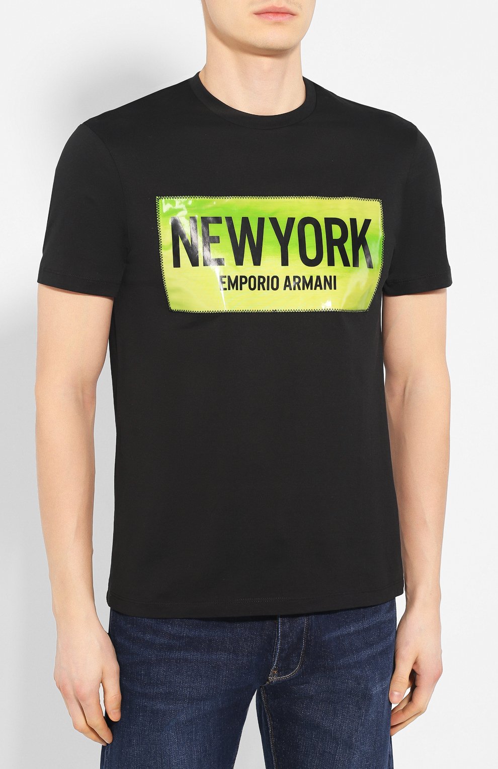 Хлопковая футболка EMPORIO ARMANI, арт. 3H1T62/1J30Z, фото 3