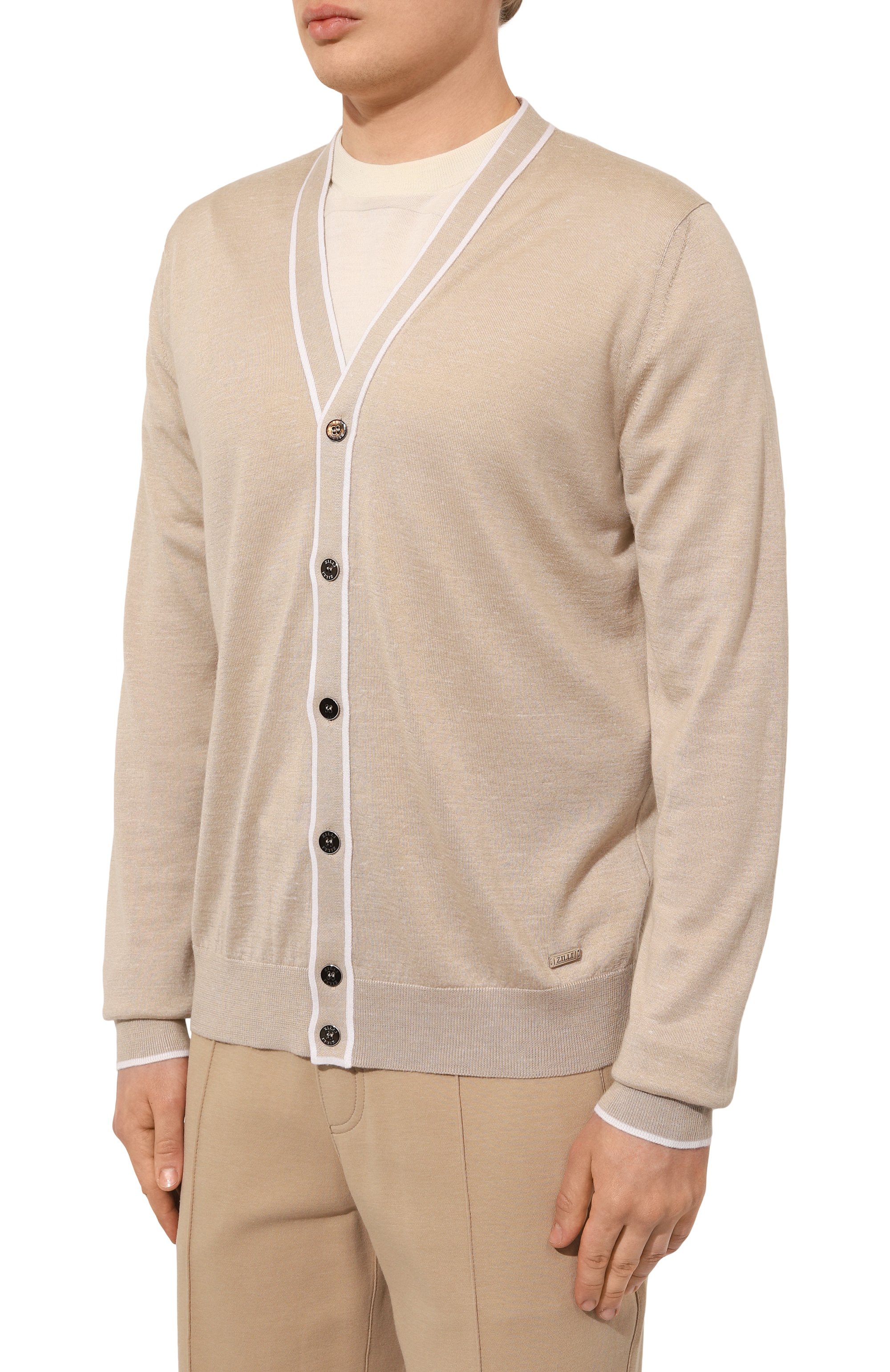 Кардиган из шерсти и шел�ка ZILLI, арт. KCA003M0345VHEM00, фото 3