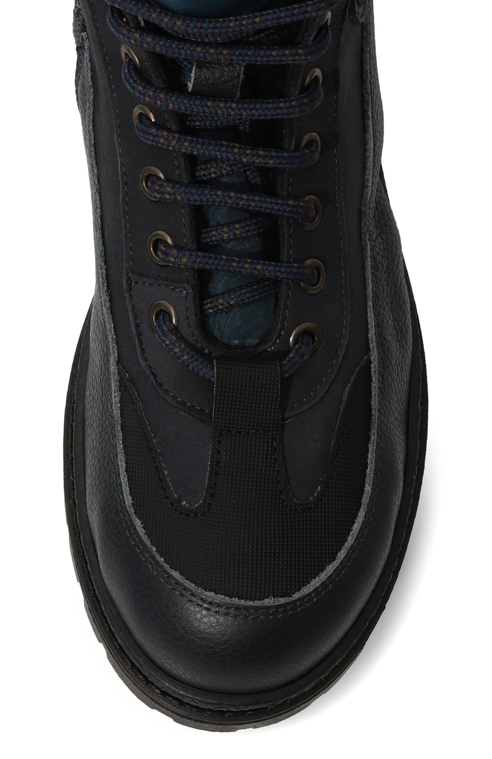 Кожаные ботинки DIRK BIKKEMBERGS темно-синего цвета по цене 30000 руб., арт. K4B5-21506-1647800/35-40, фото 4 Кожаные ботинки DIRK BIKKEMBERGS, арт. K4B5-21506-1647800/35-40, фото 4