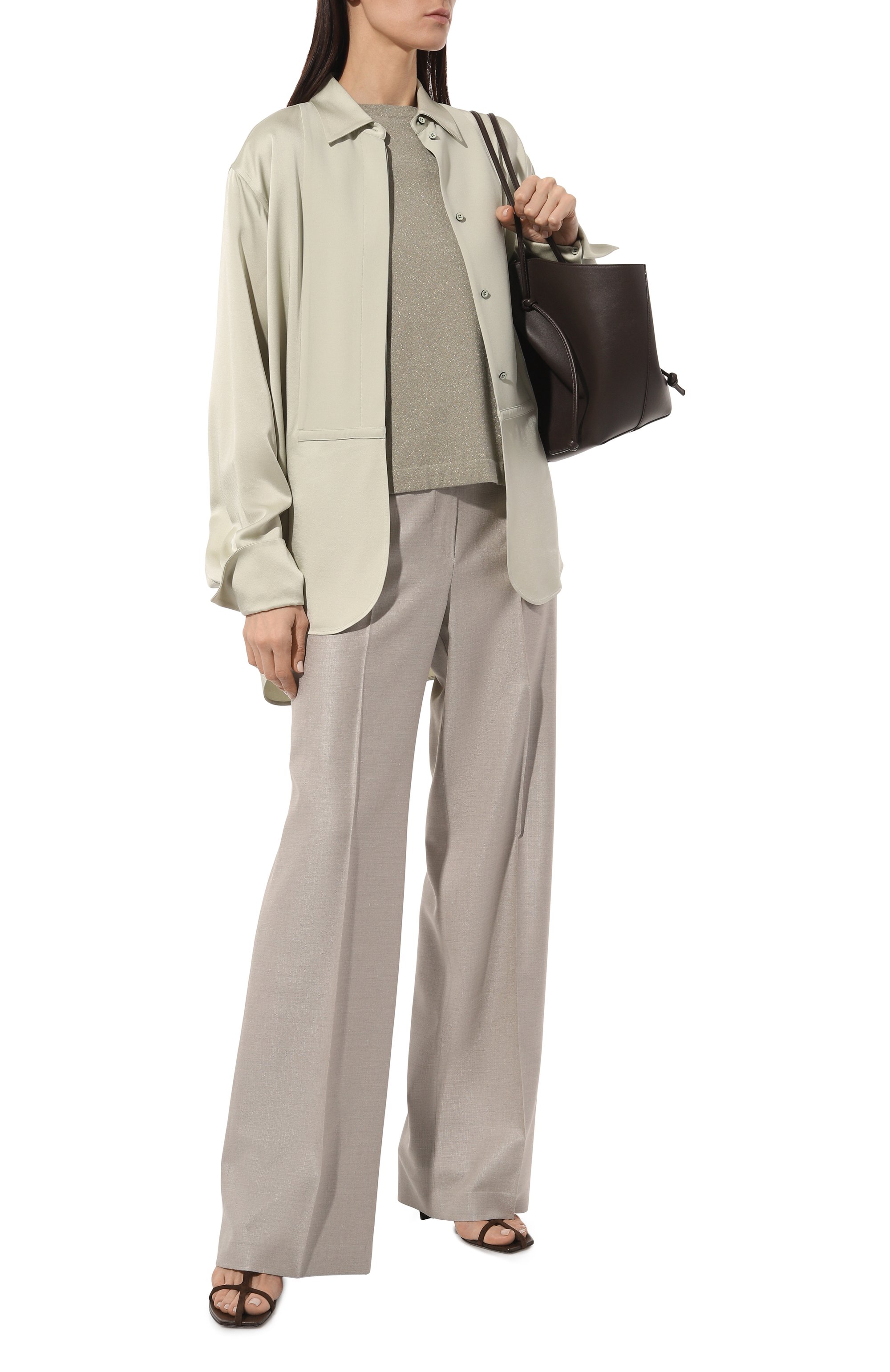 Пуловер из кашемира и шелка BRUNELLO CUCINELLI, арт. M41810000, фото 2