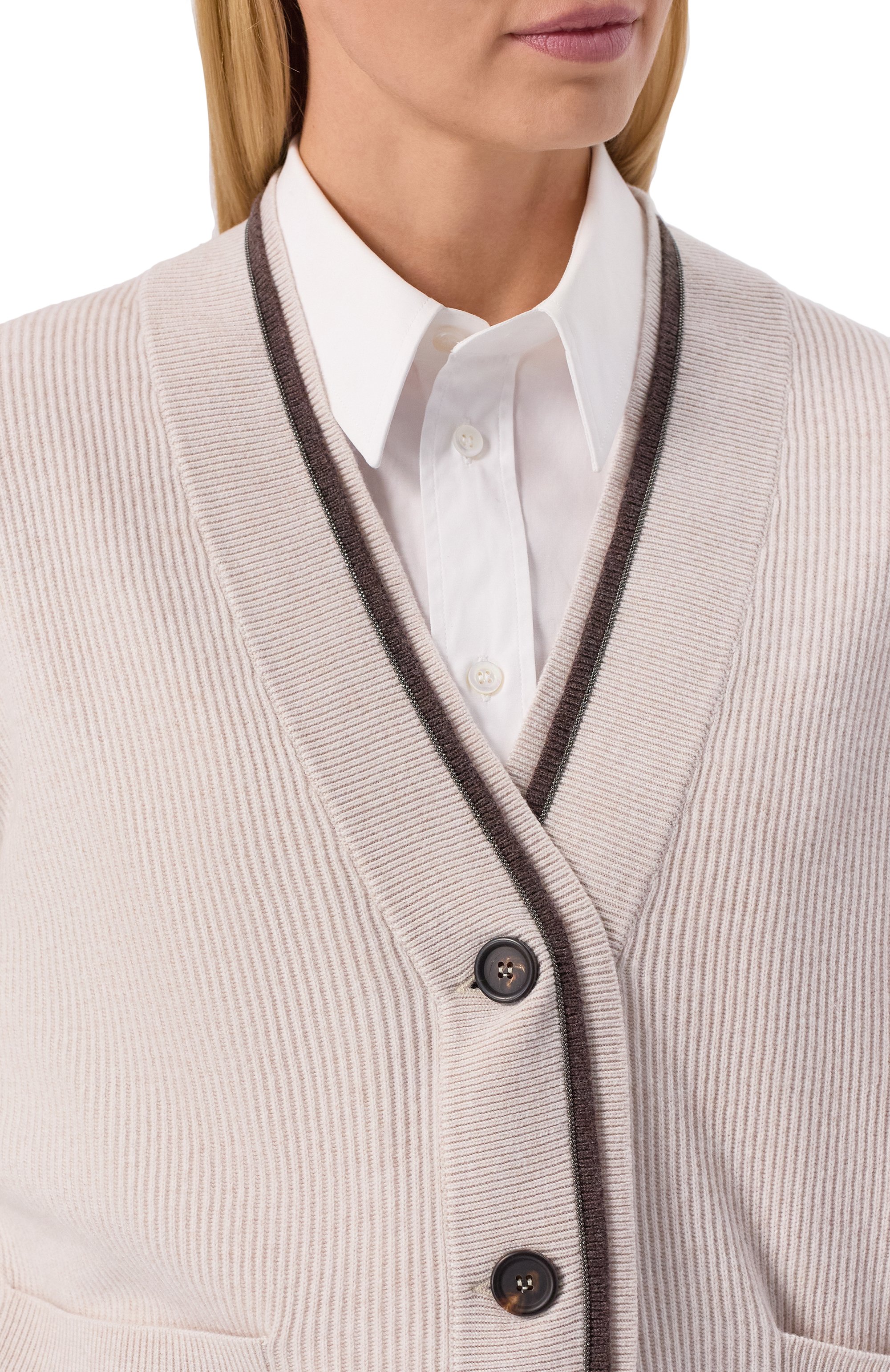 Кардиган из шерсти и кашемира BRUNELLO CUCINELLI, арт. M16222716, фото 5