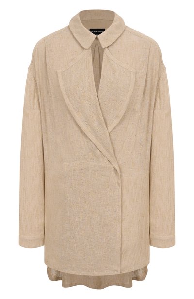 Женская блузка из вискозы и льна GIORGIO ARMANI, арт. GW000816/TE13970