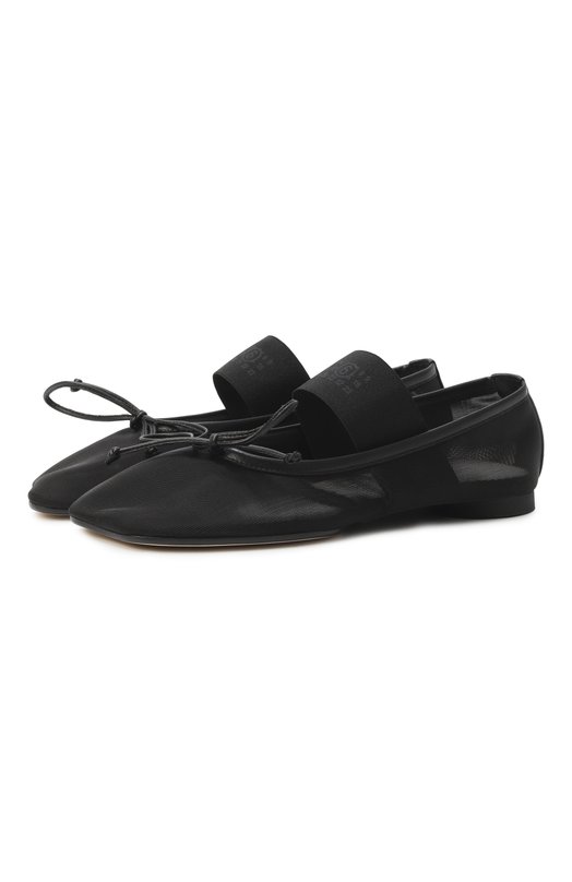 Текстильные балетки Anatomic Numeric MM6 S59WZ0101/P7138 Чёрный S59WZ0101/P7138