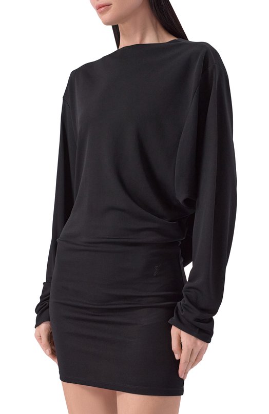 Платье из вискозы Jacquemus 26EDRW00823/AJ00253 Чёрный  26EDRW00823/AJ00253 Фото 3
